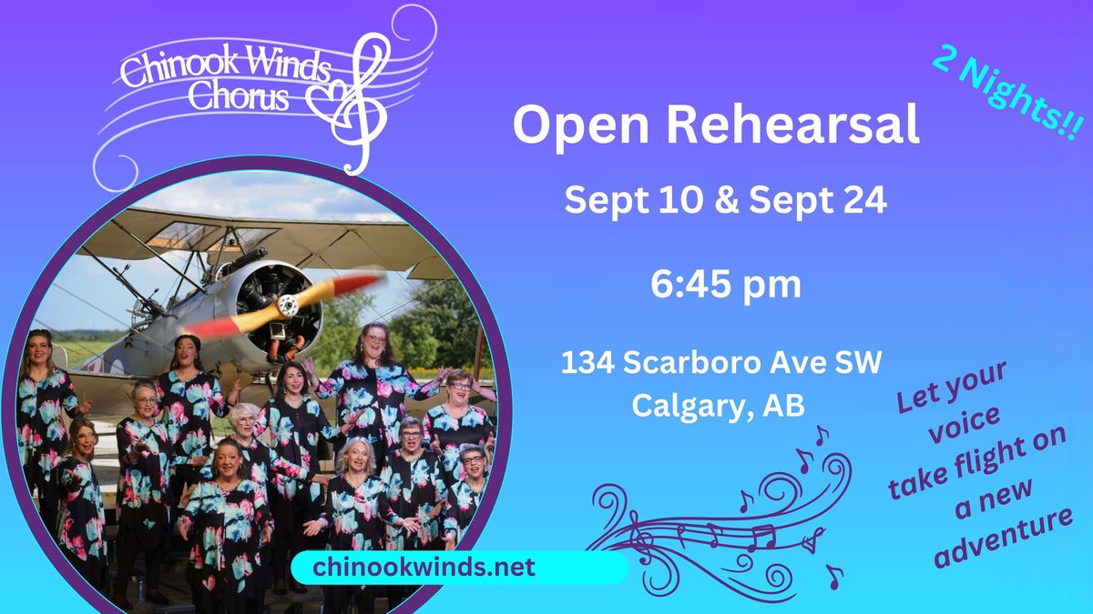 Chinook Winds Open Rehearsal - 2 Nights!