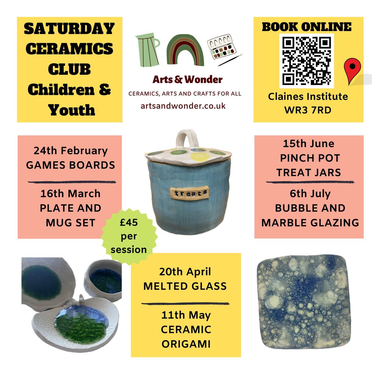 Ceramics Club Saturdays - Children and Youth