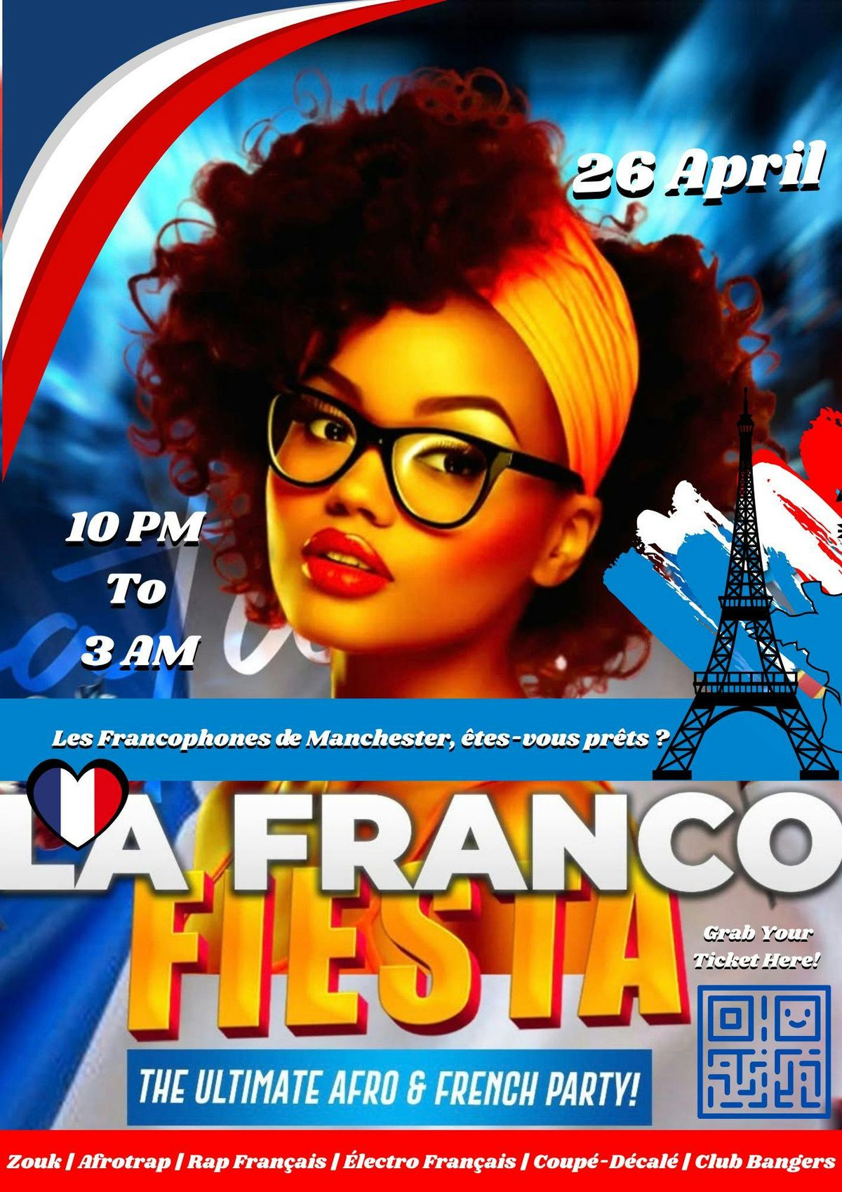 LA FRANCO FIESTA \u2013 The Ultimate Francophone Night in Manchester