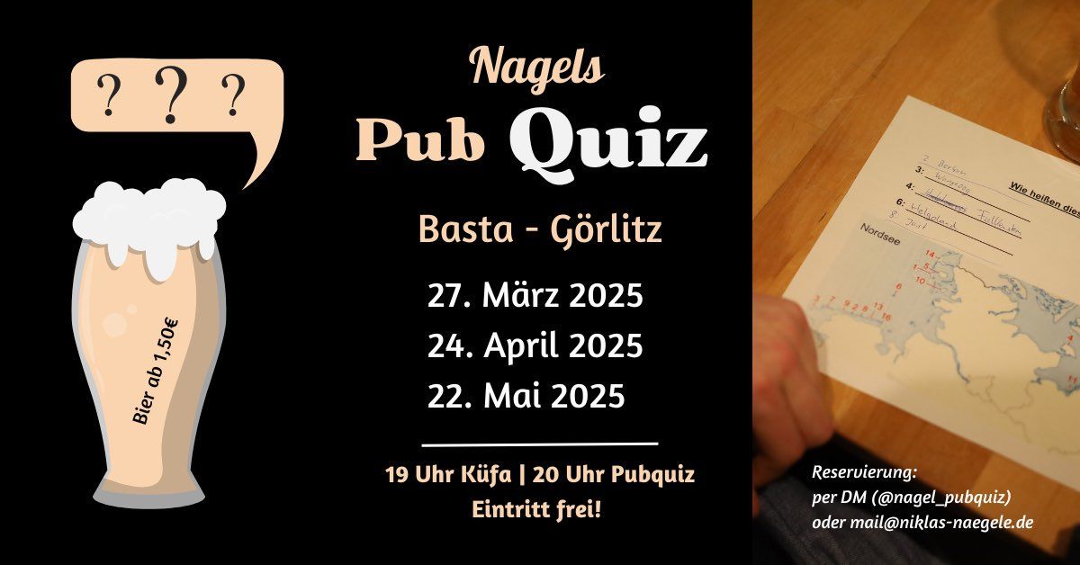 Nagels Pubquiz im Basta!