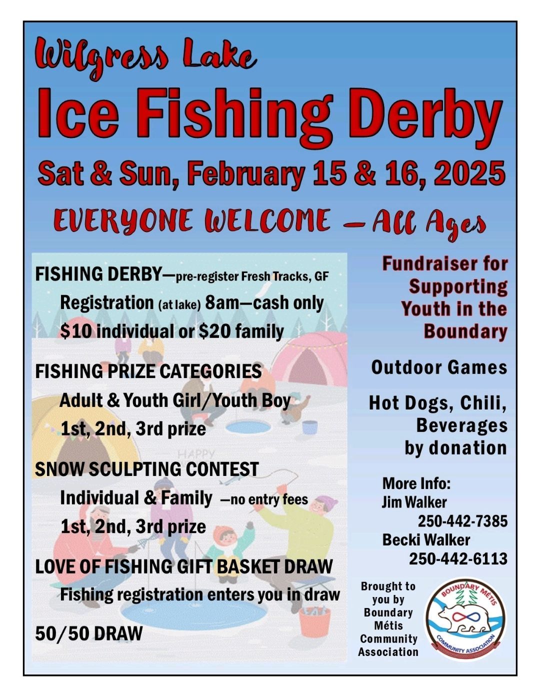 2025 Wilgress Lake Ice Fishing Derby