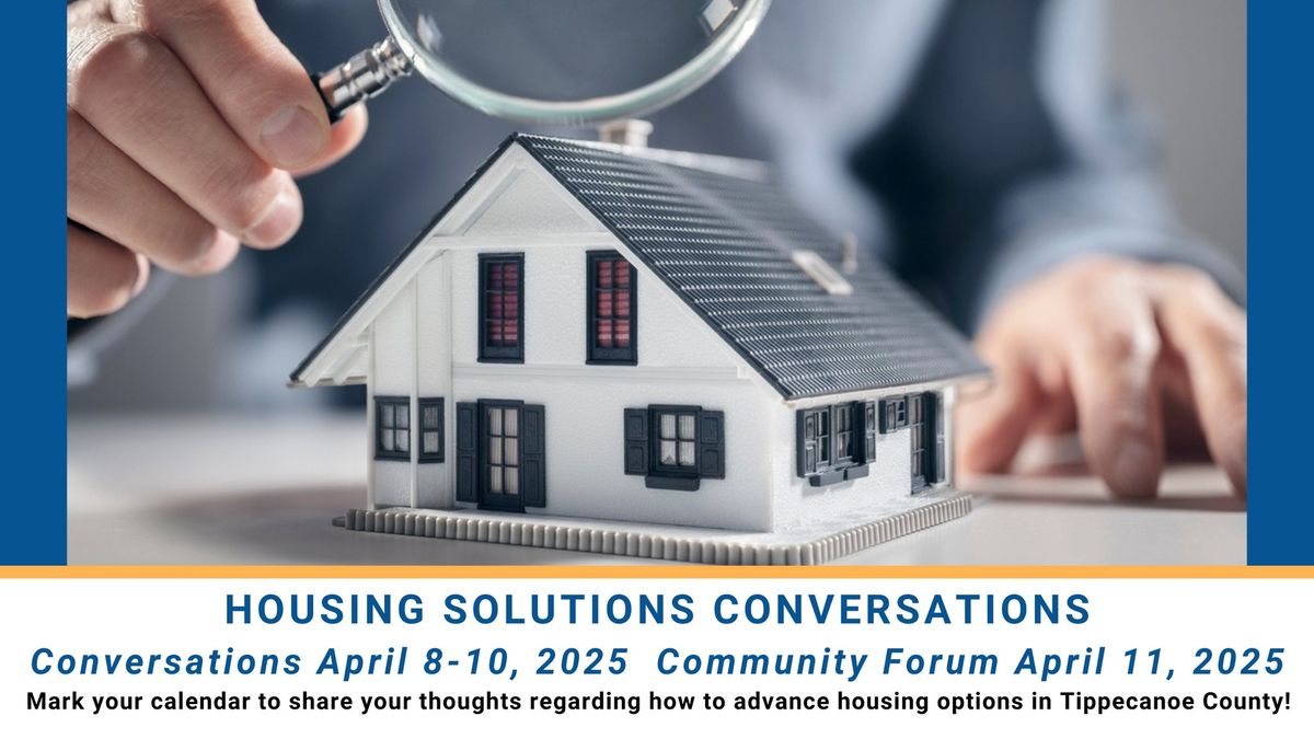 Housing Solutions Conversations- Save the Date