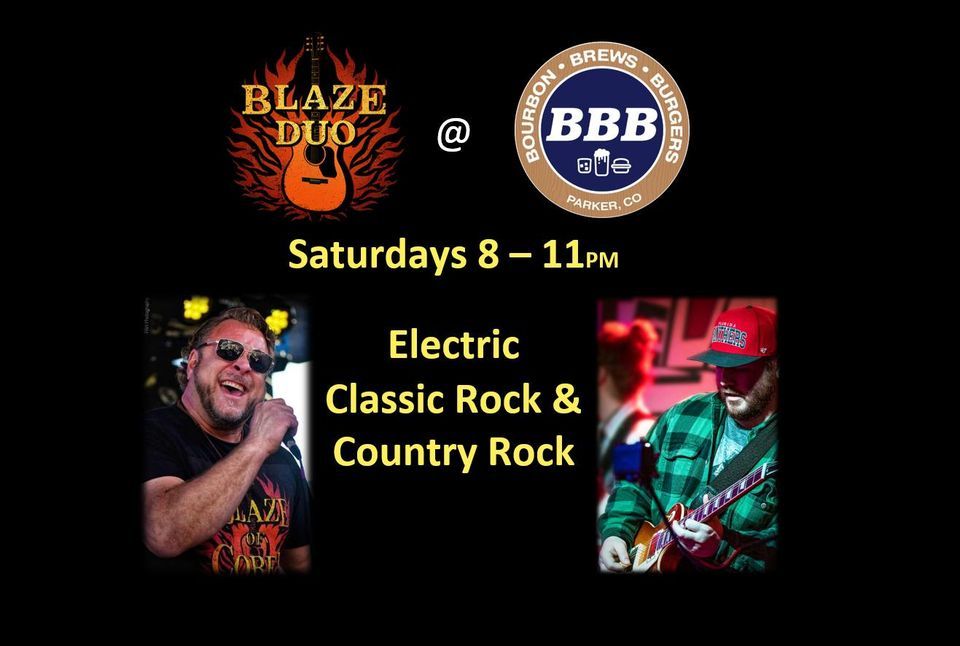 Blaze Duo (Amped!) @ Bourbon Brews Burgers | Classic Rock & Country Rock Covers