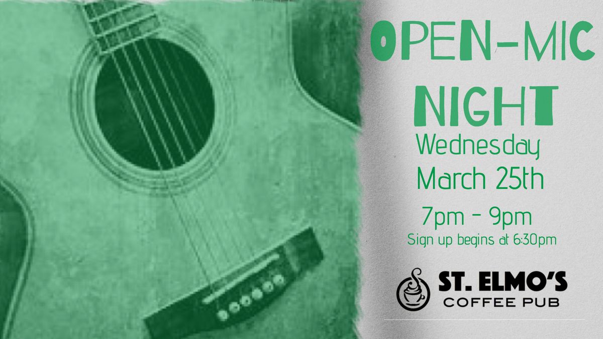 St. Elmo's Open Mic Night