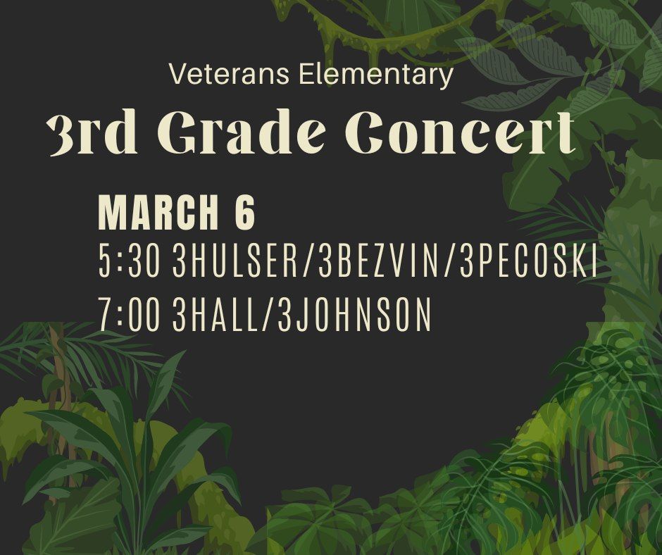 Veterans Elementary 3rd Grade Concert (3Hulser\/3Bezvin\/3Pecoski)