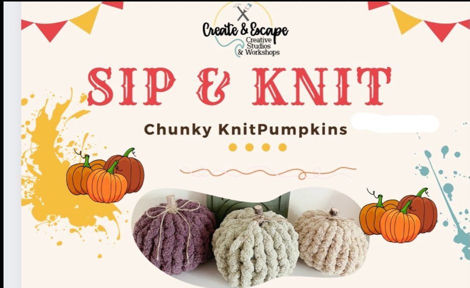 Chunky Knit Hand Knit Pumpkins NexMex Thing 