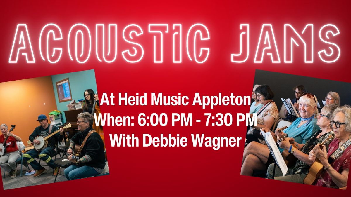 Acoustic Jams w\/ Debbie Wagner: Guided Ukulele Jam