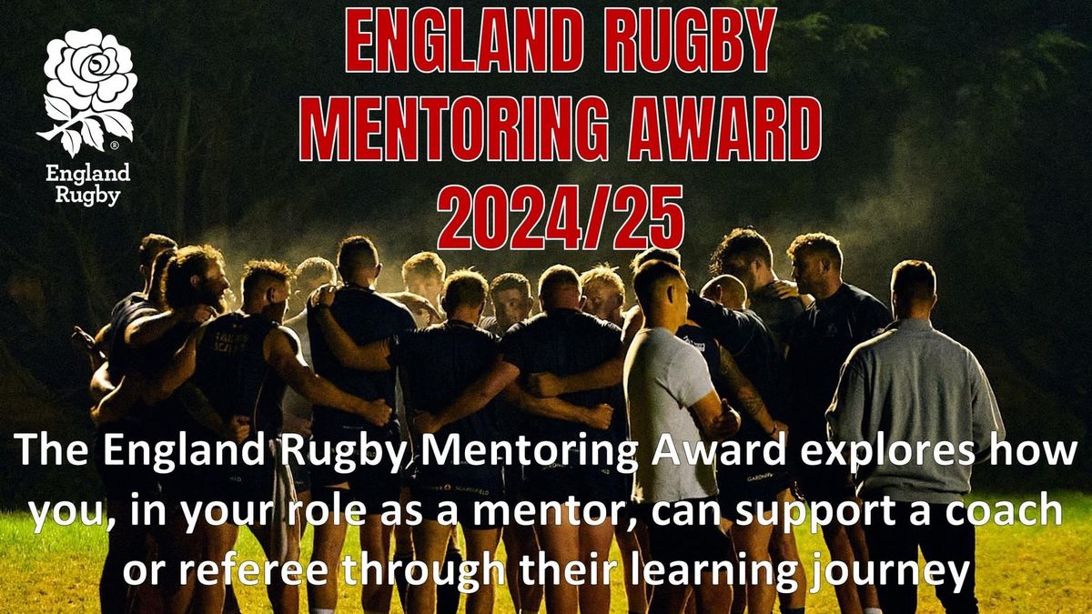 England Rugby Mentoring Award at Theale Green School