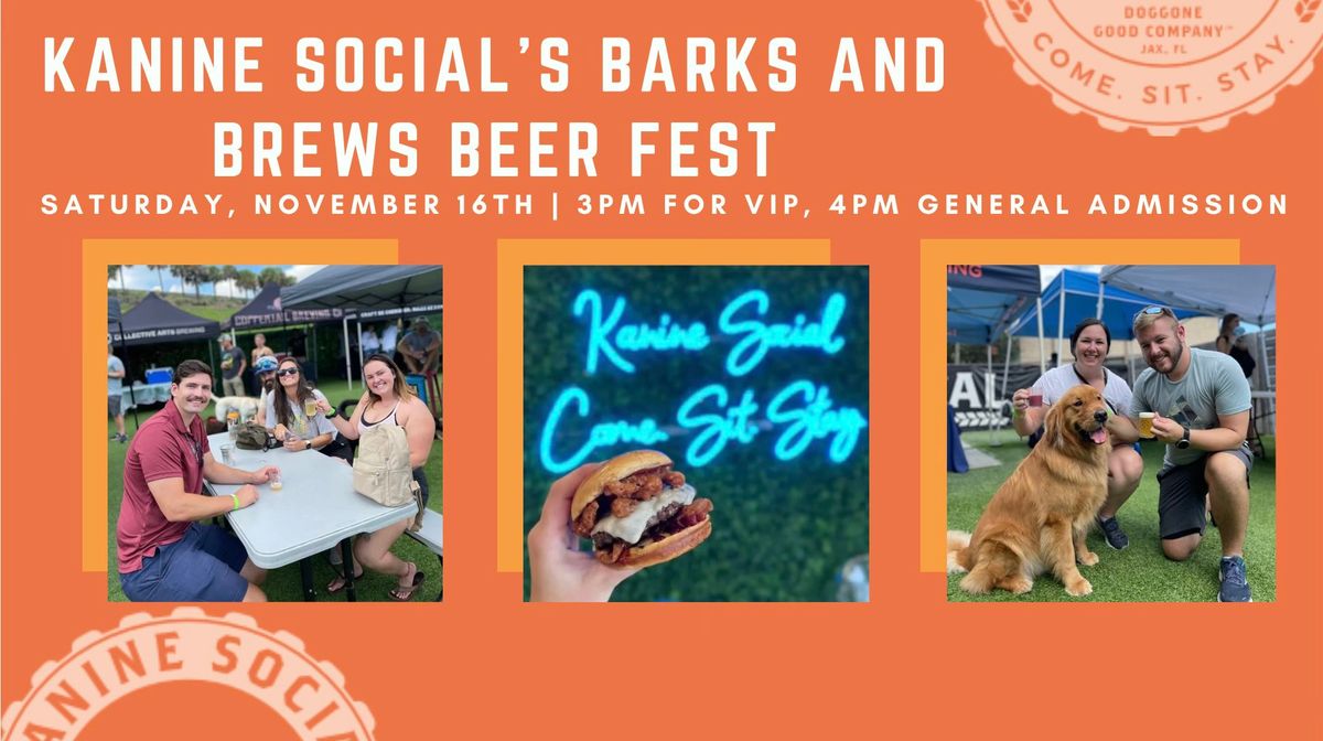 Kanine Social's Barks and Brews Beer Fest!