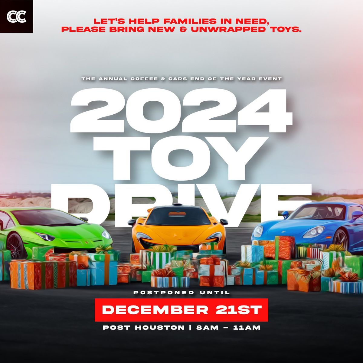 Coffee & Cars Toy Drive 2024 | December 21st