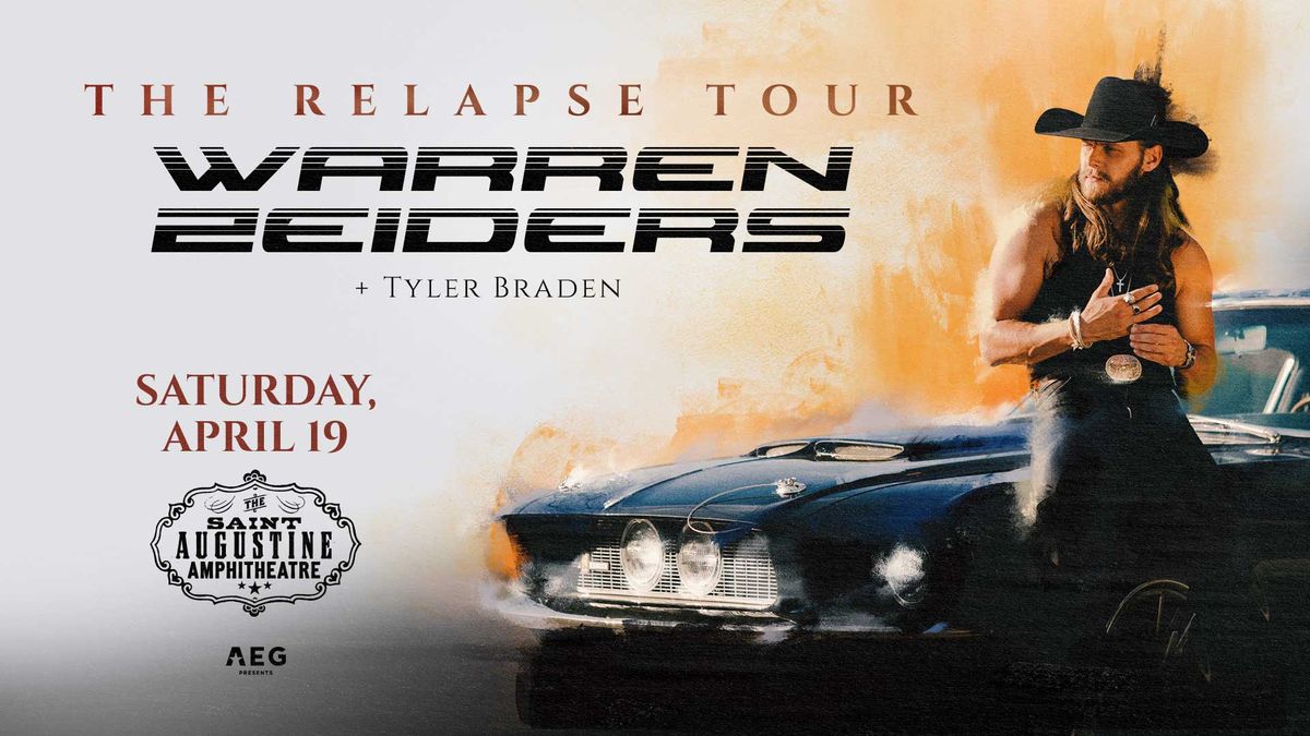 Warren Zeiders - The Relapse Tour with special guest Tyler Braden