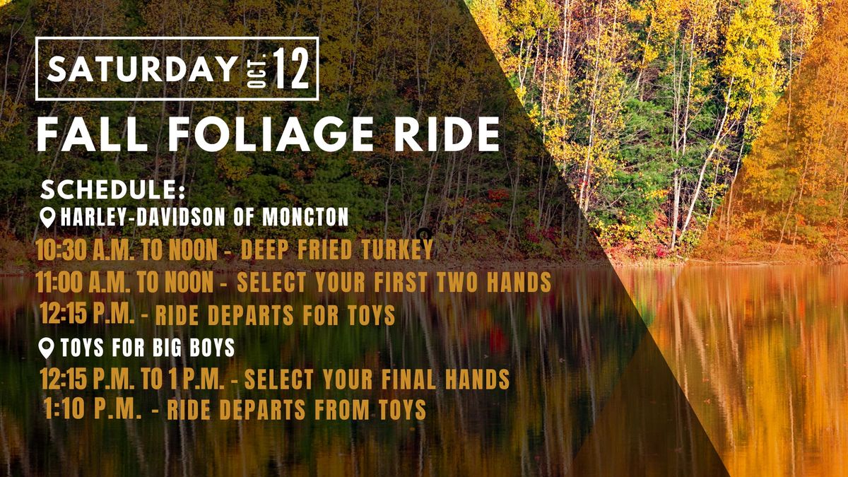 Fall Foliage Ride 2024