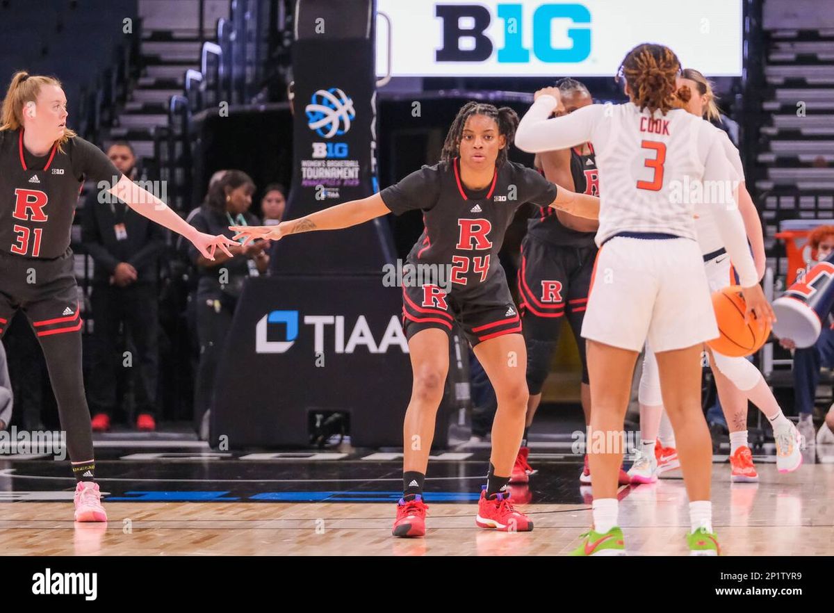 Illinois Fighting Illini at Rutgers Scarlet Knights Womens Basketball