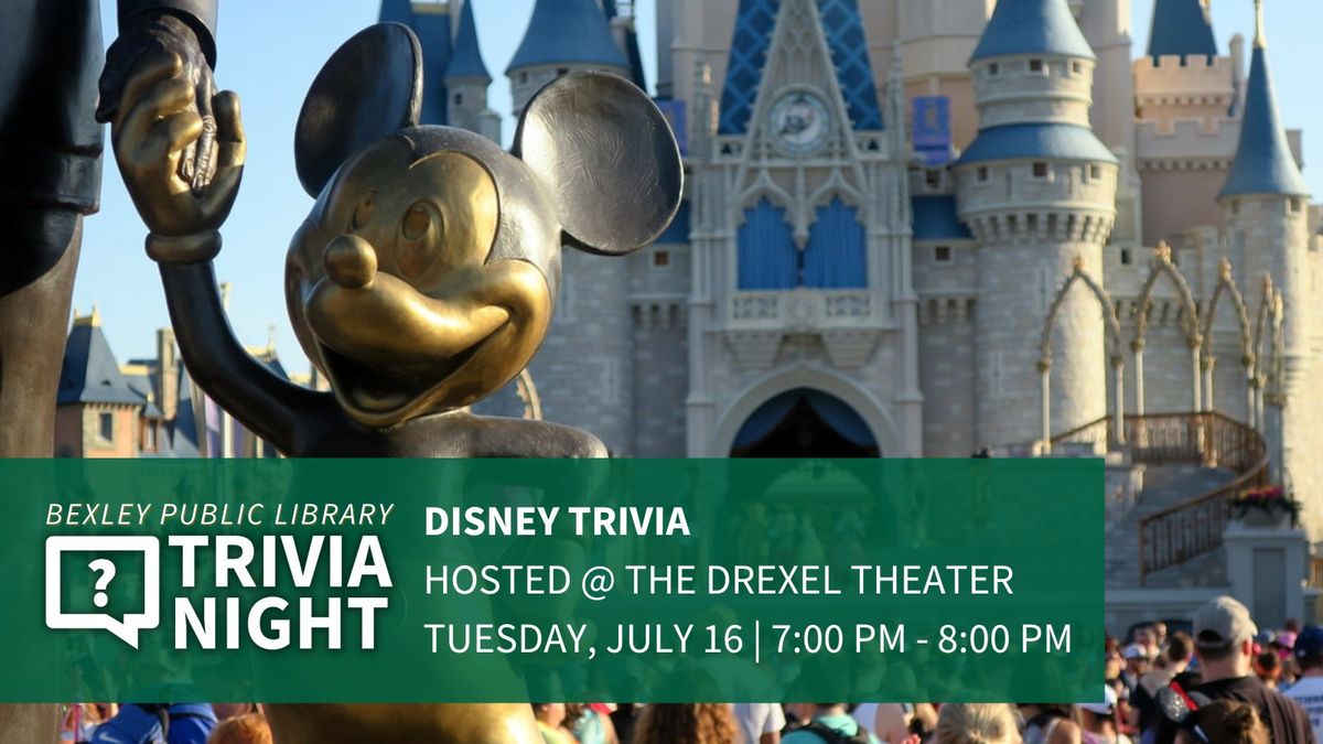 Bexley Public Library hosts Disney Trivia @ the Drexel