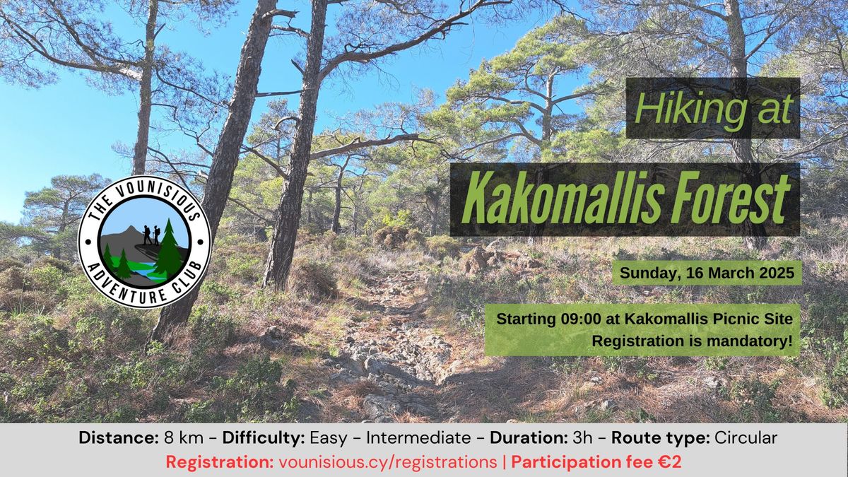 Hiking at Kakomallis forest !