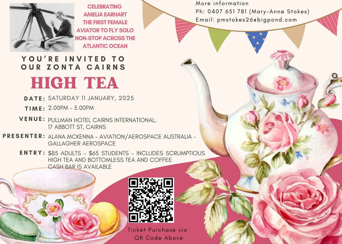 Zonta Club of Cairns High Tea Amelia Earhart Day 