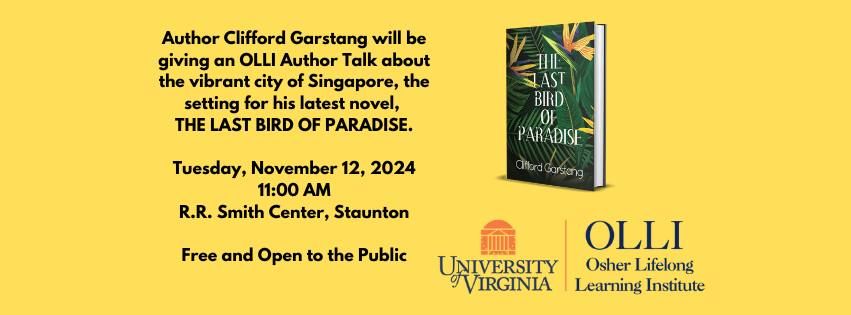 OLLI Author Talk in Staunton VA