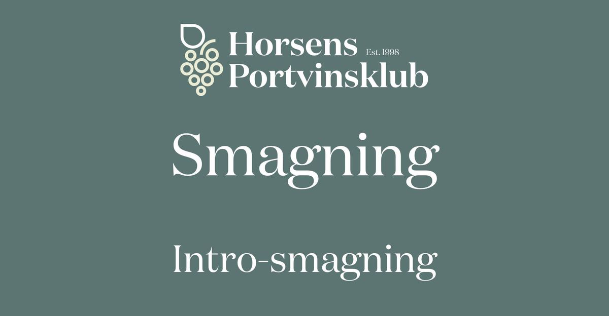 Smagning: Introsmagning