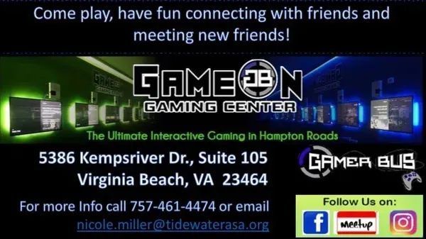 Teen\/Adult Video GameOn Gaming Social (Please See Comments and Event Details)