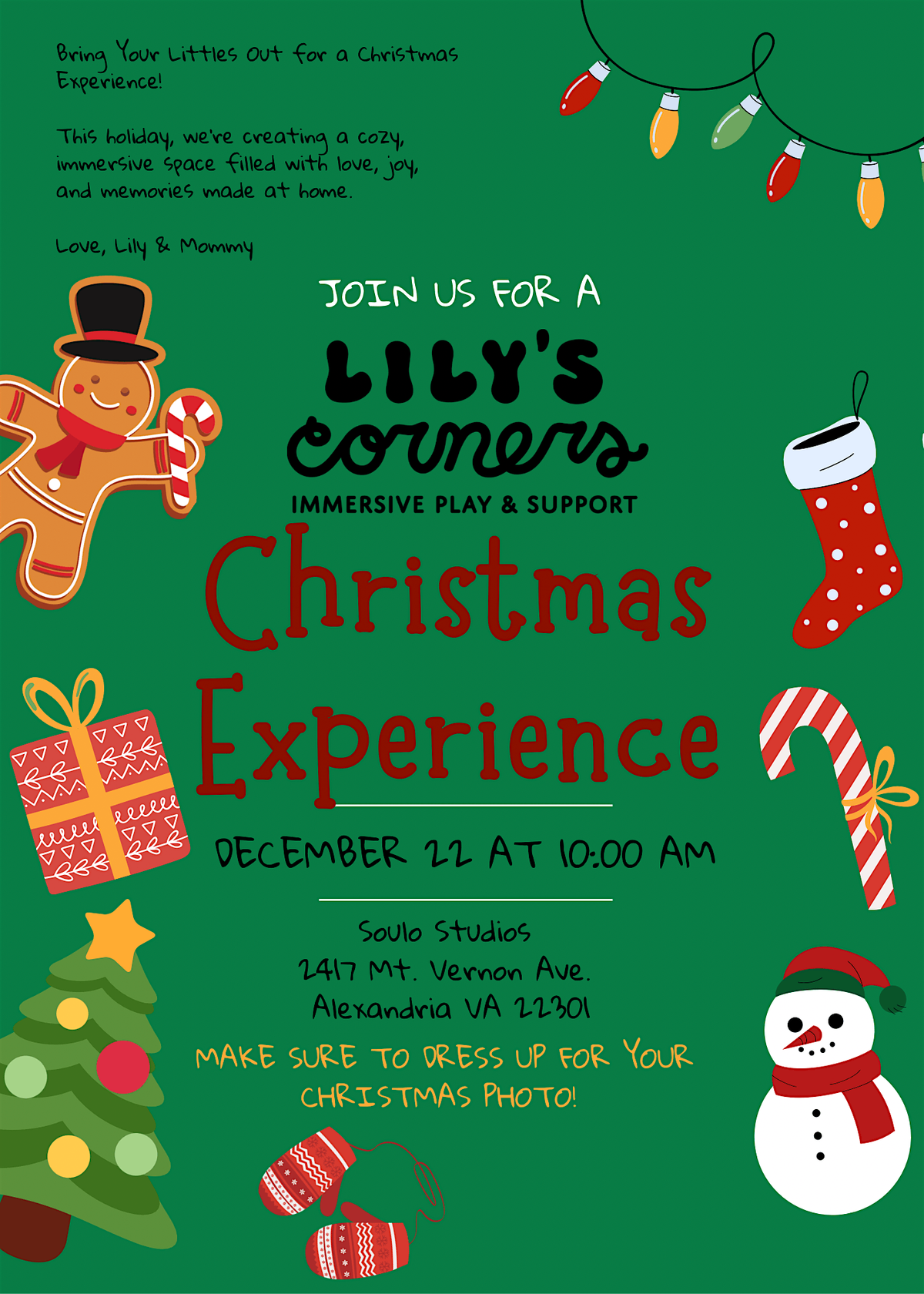 Lily's Corners Christmas Experience