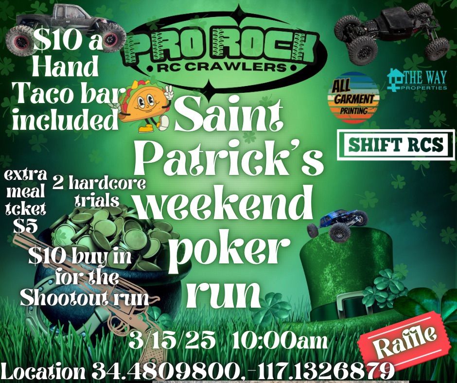 Saint Patrick\u2019s RC poker run