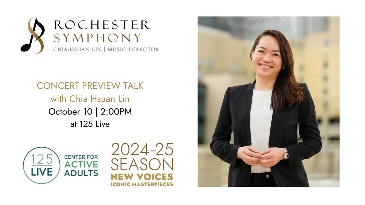 Concert Preview Talk with Chia-Hsuan Lin