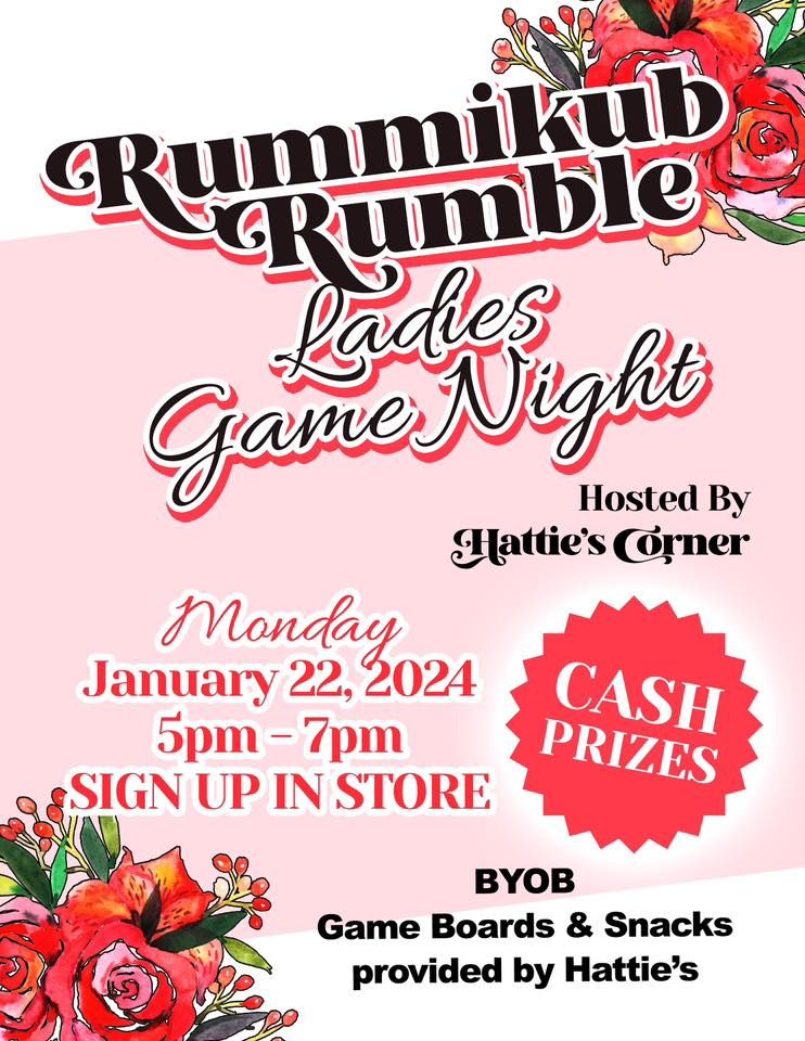RUMMIKUB RUMBLE, Hattie's Corner Furniture Consignment, Hattiesburg, 22 January 2024
