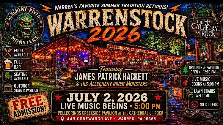 Warrenstock2026 featuring James Patrick Hackett &His ...