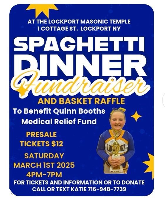 Spaghetti Dinner for Quinn Booth