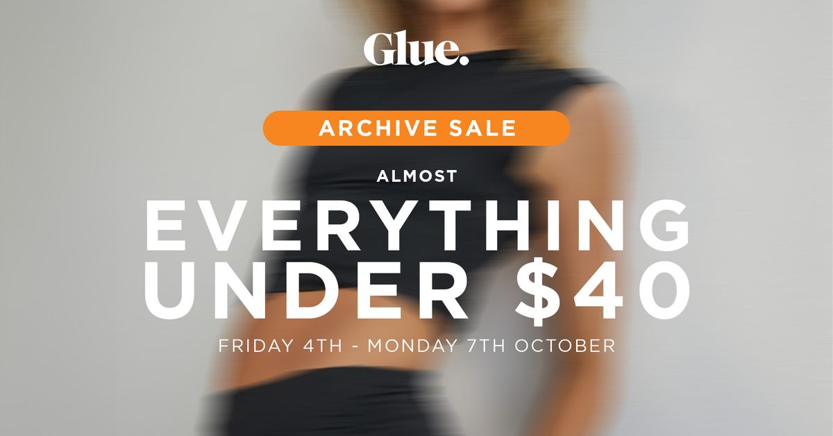 Glue Archive Sale 