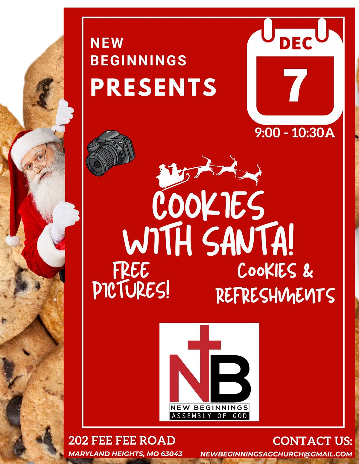 Cookies and Pictures with Santa