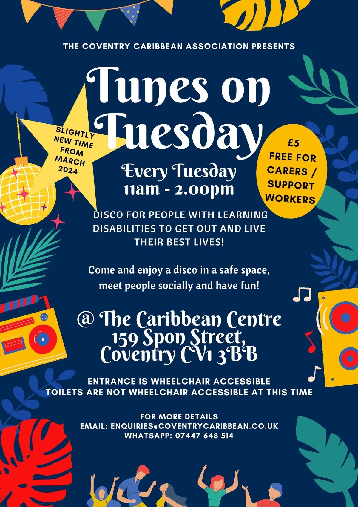 Tunes on Tuesday - Disco for People with Learning Disabilities