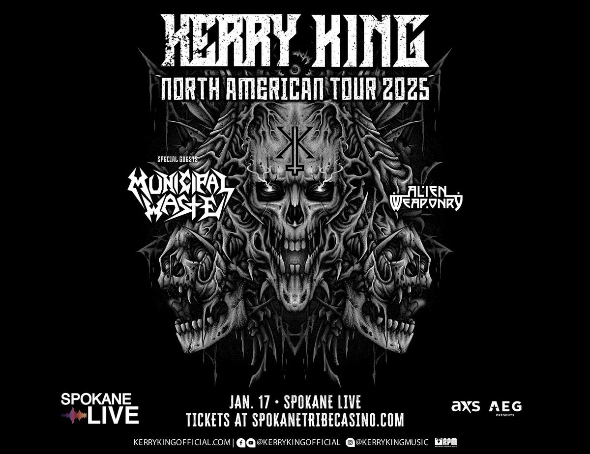 Kerry King with guests Municipal Waste & Alien Weaponry