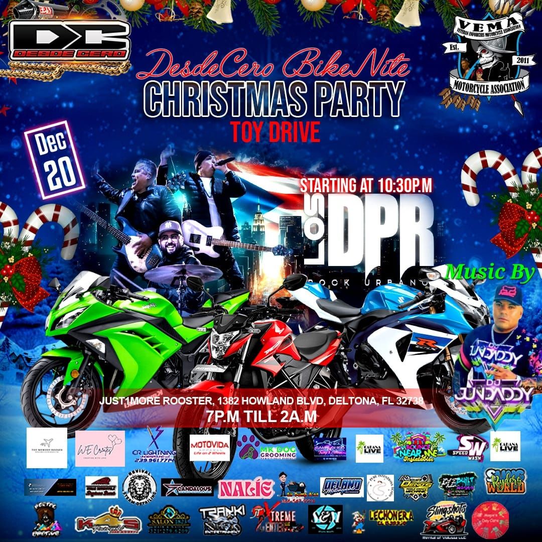 D.C BikeNite\/ Xmas Party\/ Toy drive\/ LosdPr live