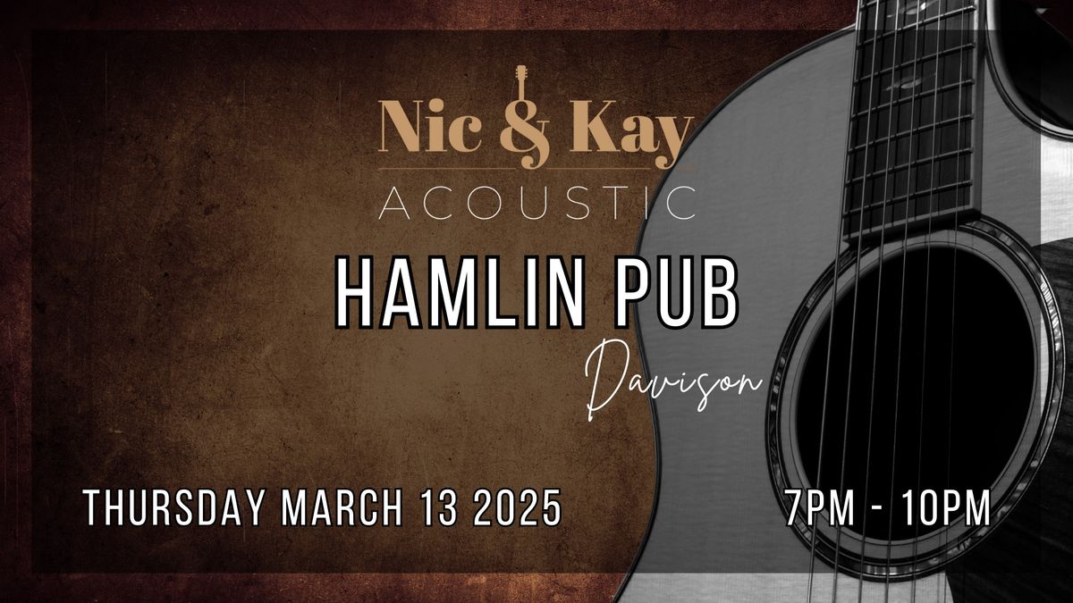 Nic & Kay at Hamlin Pub Davison!