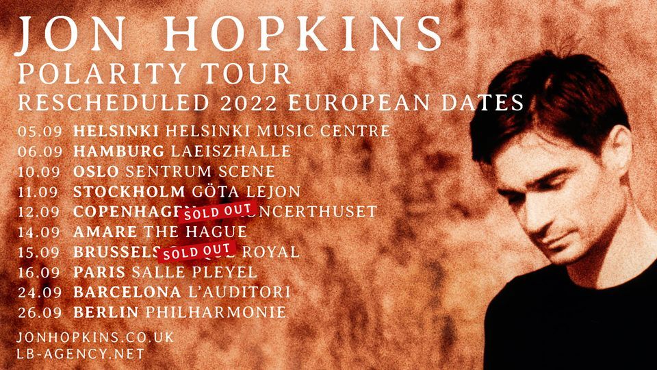 Jon Hopkins - Polarity Tour - Oslo \/\/ Utsolgt