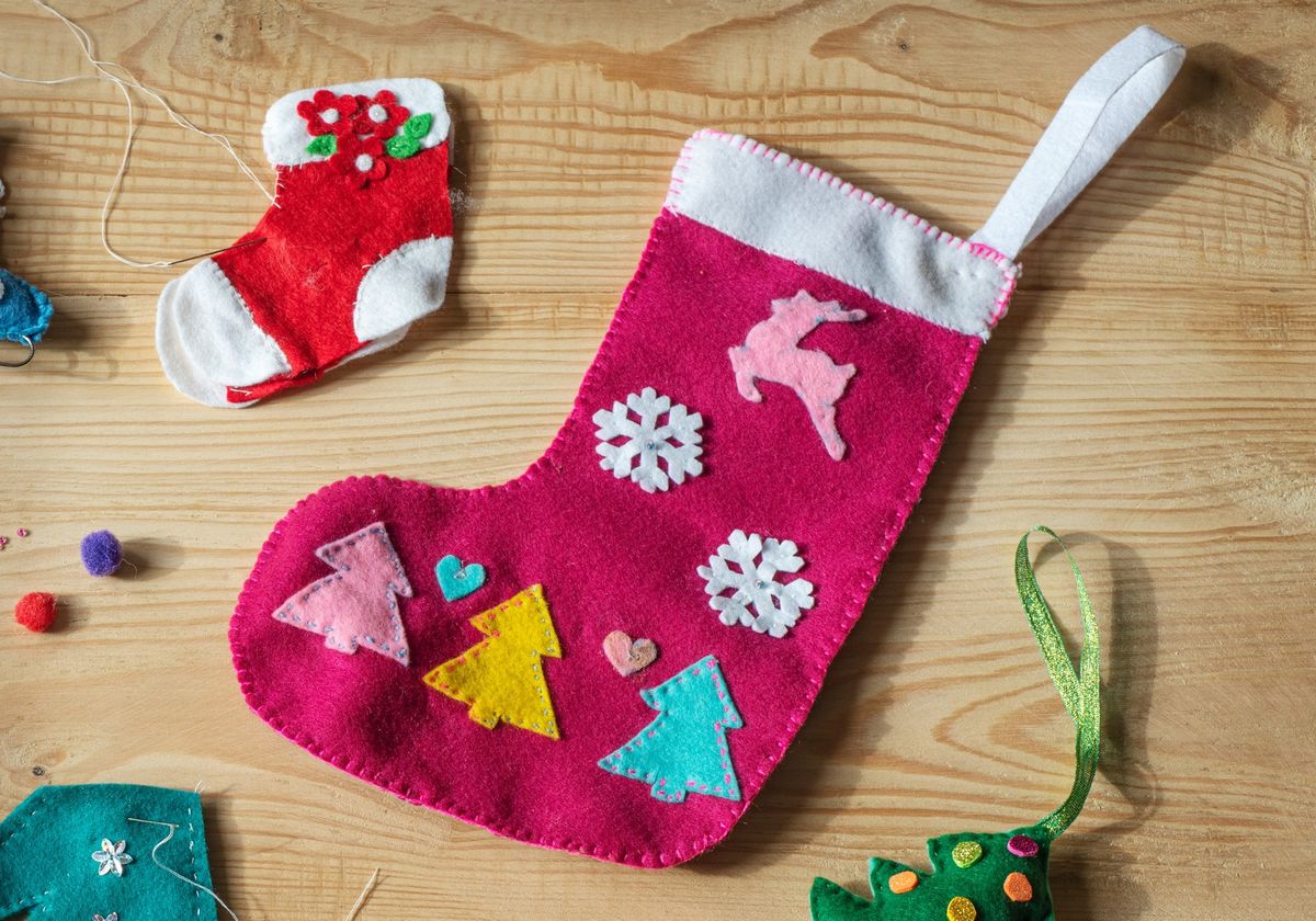 Make Your Own Felt Christmas Stocking