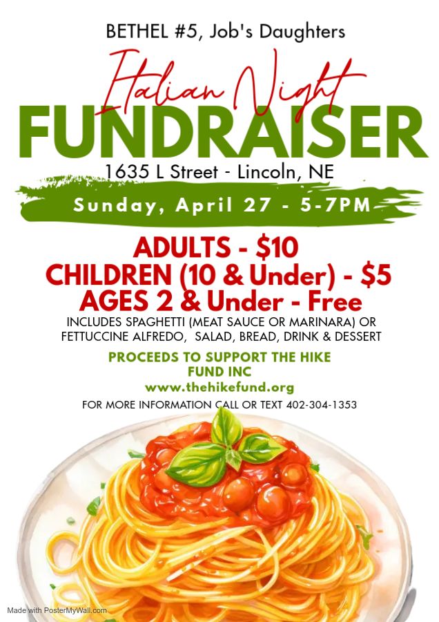 Bethel #5 - Italian Night Fundraiser for HIKE 