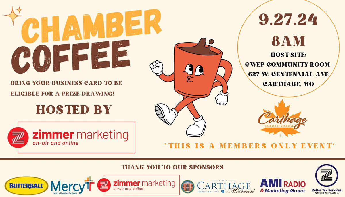 Chamber Coffee - Zimmer Marketing