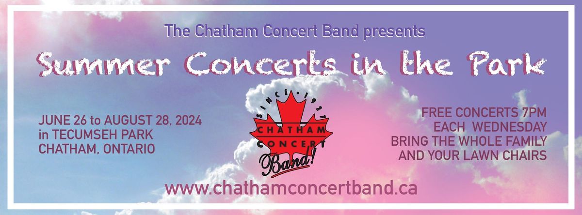 Chatham Concert Band 2024 Summer Concerts in the Park