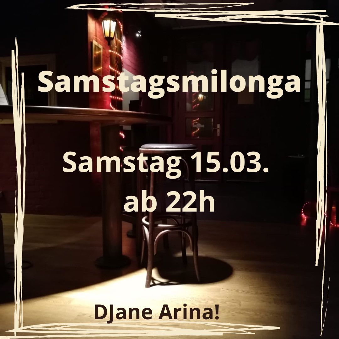 Samstags-Milonga im Universo Tango