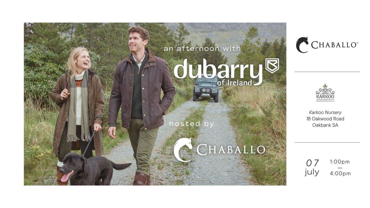 An Afternoon With Dubarry of Ireland, Hosted by Chaballo