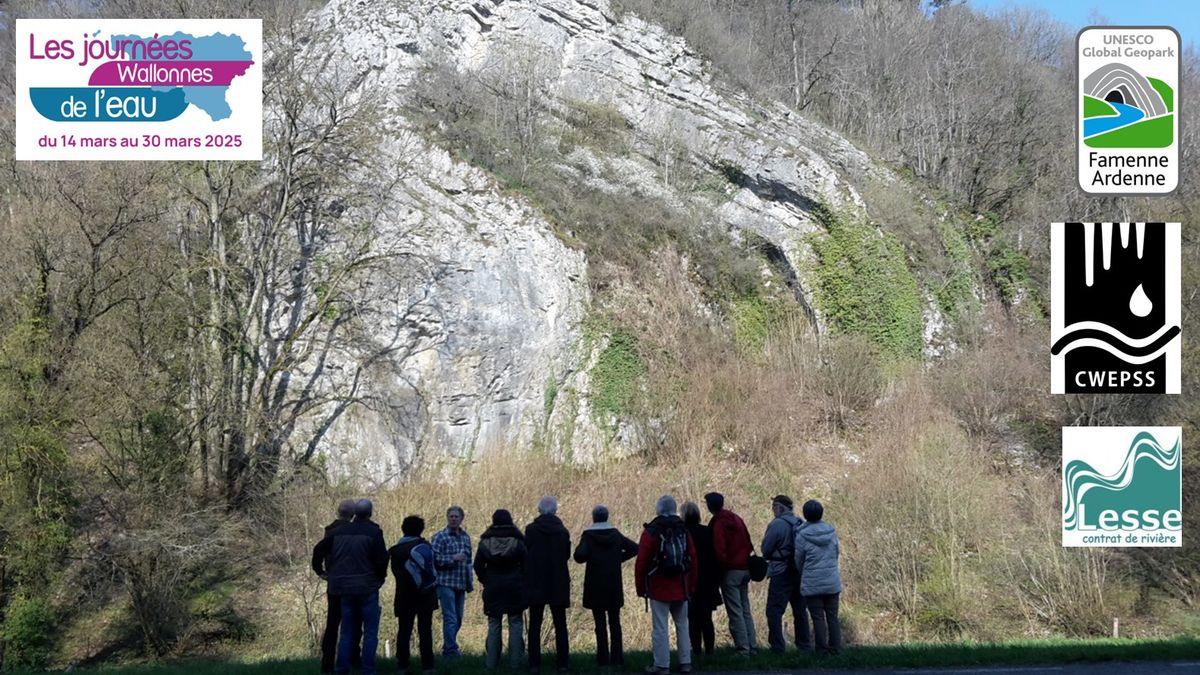 D\u00e9couverte g\u00e9ologique : le Massif de Grignaux \u00e0 Han-sur-Lesse, par le Pofesseur Vincent Hallet