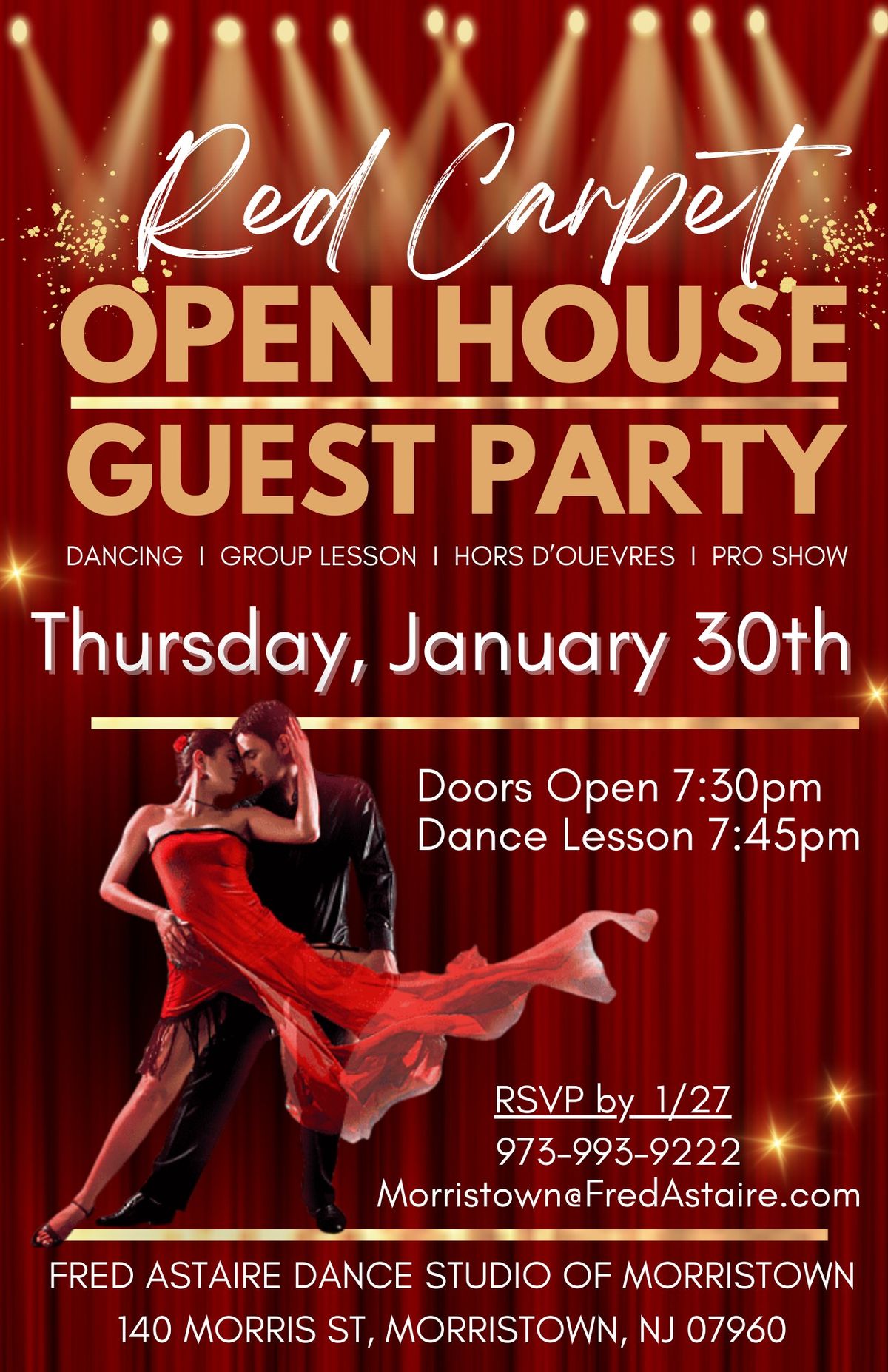 Free Open House Ballroom & Latin Dance Lesson