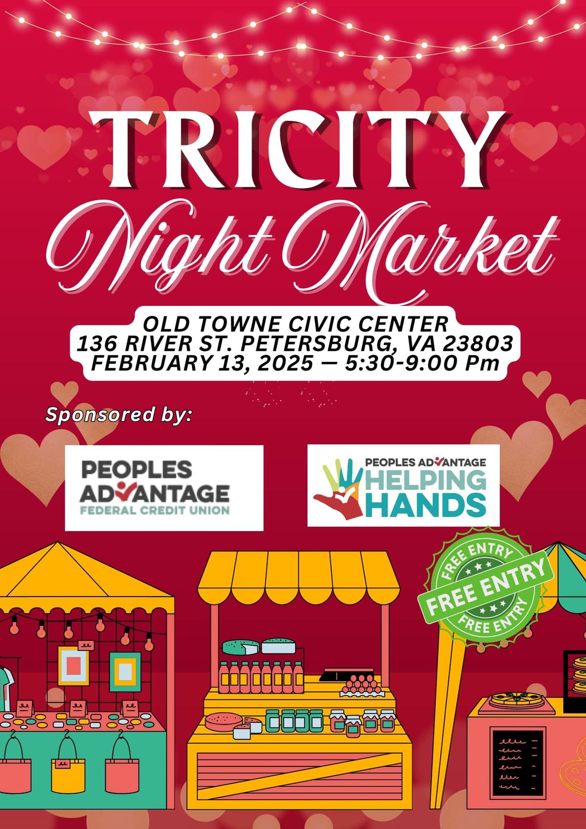 Tri City Night Market Valentine's Edition (Petersburg Night Market)