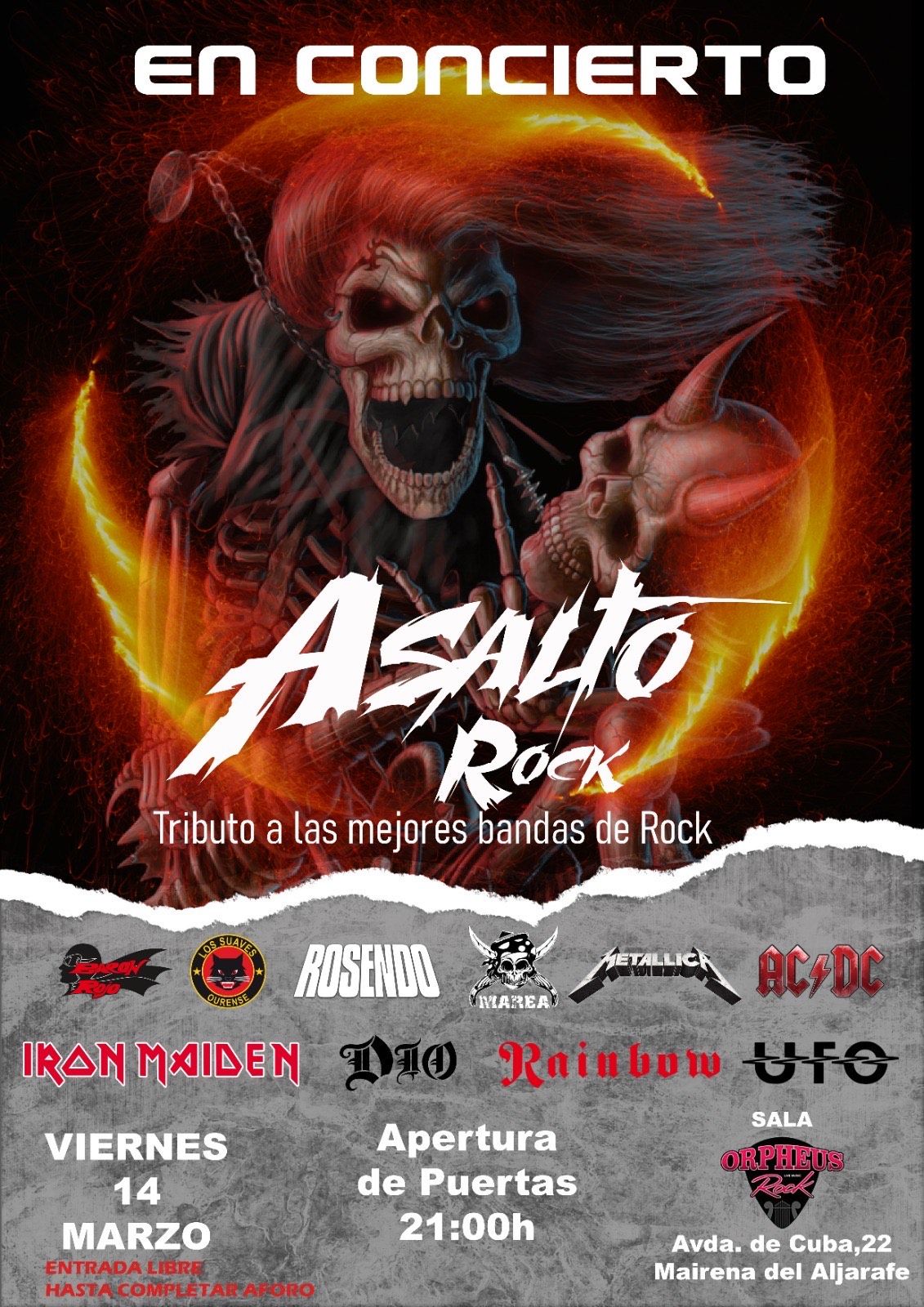 ASALTO ROCK en concierto (Entrada libre)