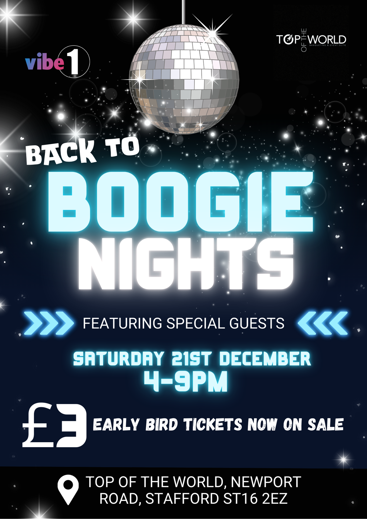 Back to Boogie Nights - Over 30s event 