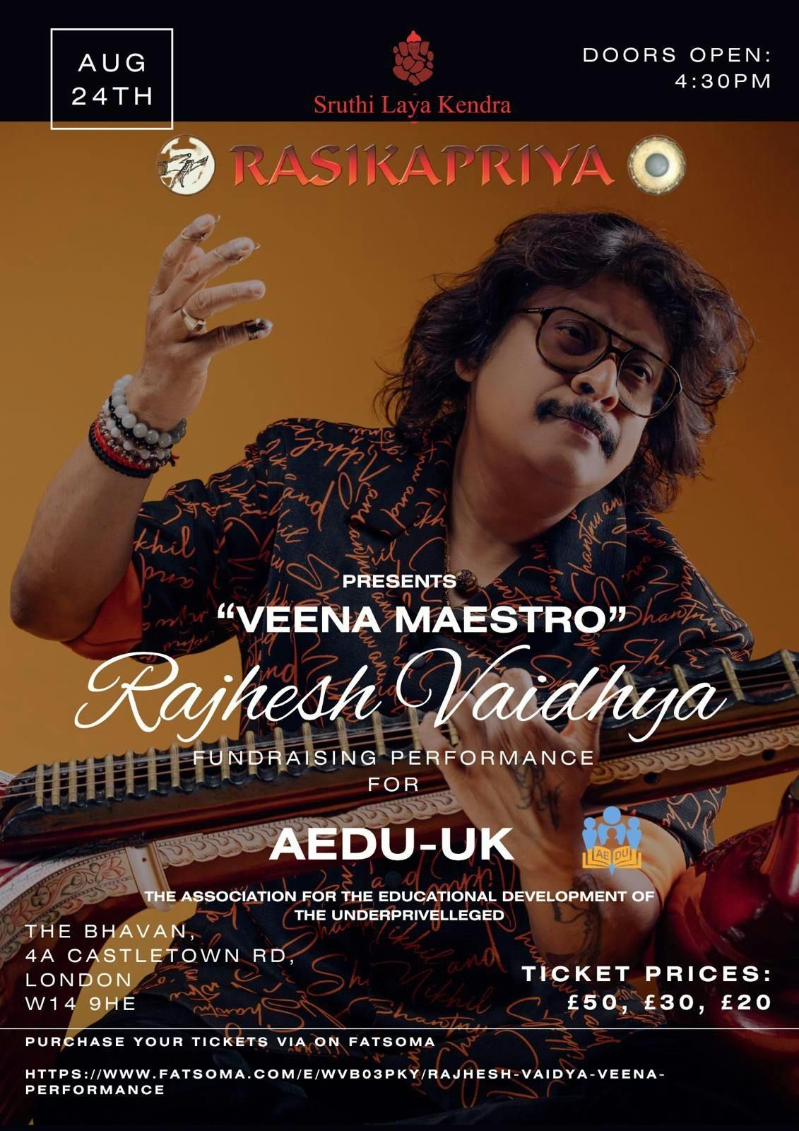 Rajhesh Vaidhya Veena Performance