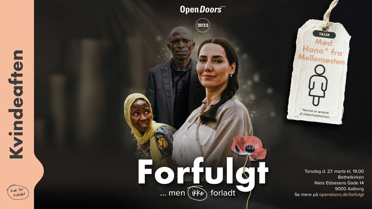 Kvindeaften med fokus p\u00e5 forfulgte kristne | Forfulgt 2025