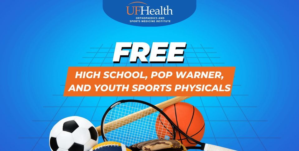 Free High School, Pop Warner, and Youth Pre-Participation \/ Sports Physicals